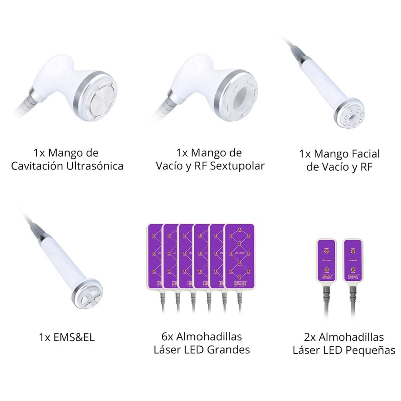 Máquina de liposucción láser de cavitación en forma de S de 160 MW para contorno corporal