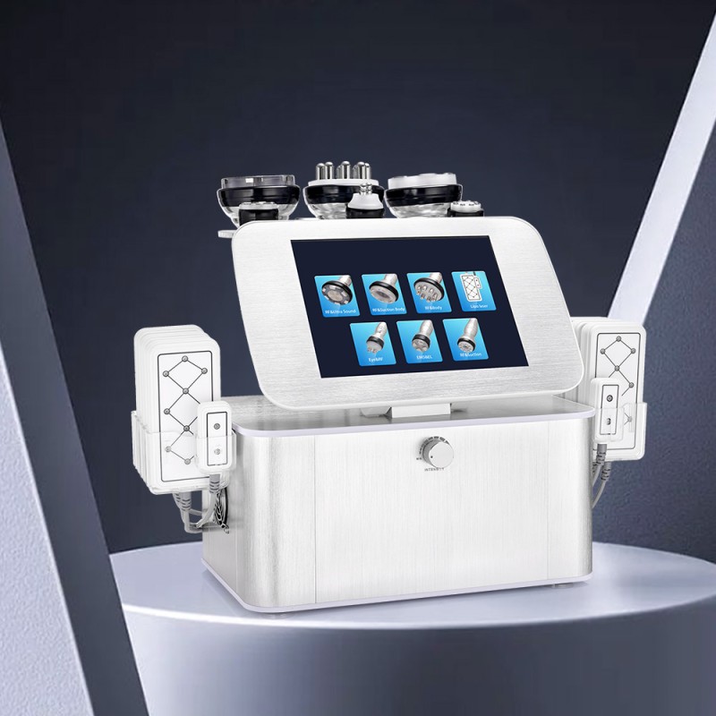 Metal 7 in 1 30K Cavitation S Shape Body Contouring Machine