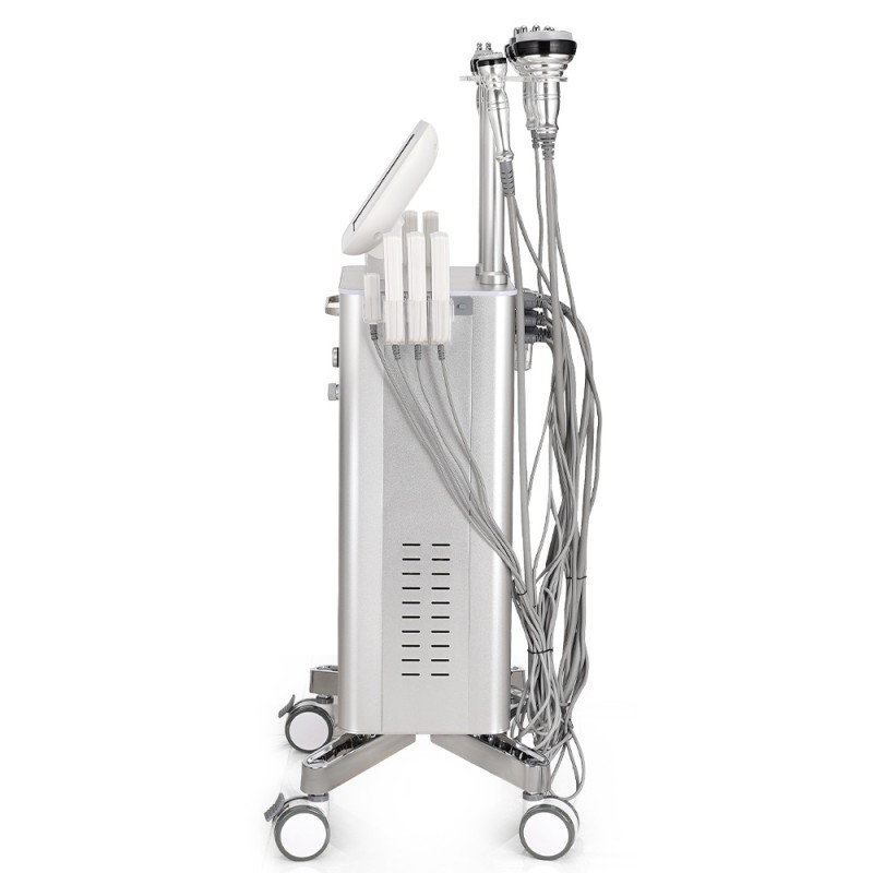 Standing Metal 7 in 1 S Shape 30K Cavitation Body Contouring Machine