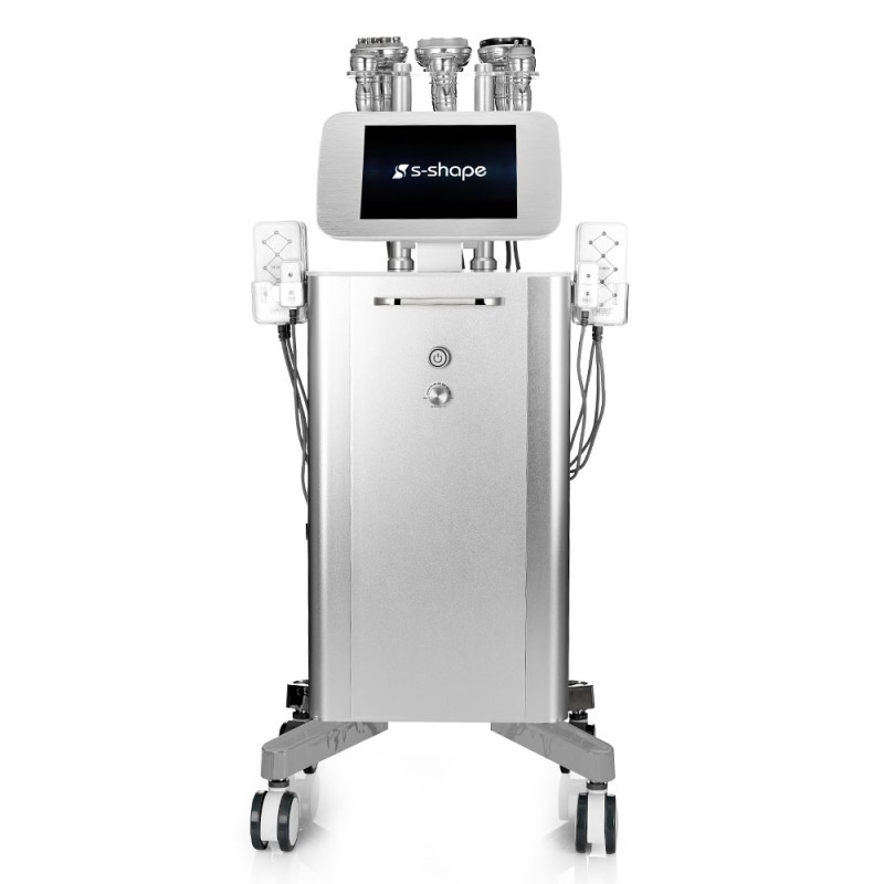 Professional Metal 7 in 1 S Shape 30K Cavitation Body Contouring Machine