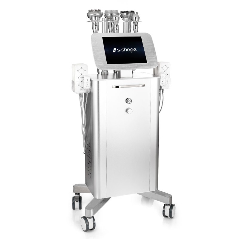 Professional Metal 7 in 1 S Shape 30K Cavitation Body Contouring Machine
