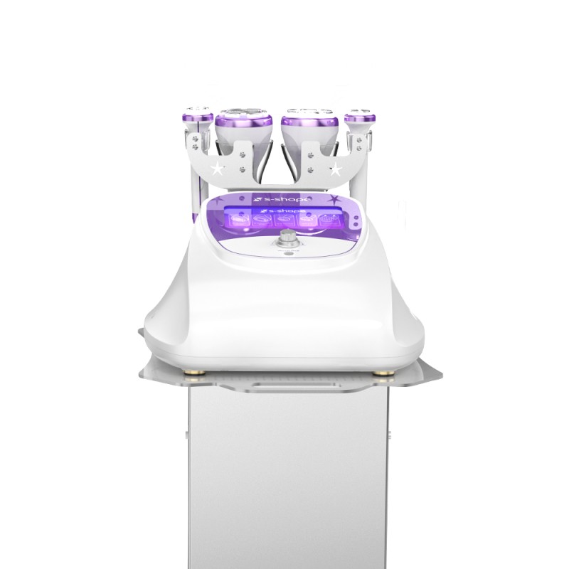 S Shape 30 Khz Cavitation 5MHZ RF Cellulite Removal Body Sculpting Machine USA Stock