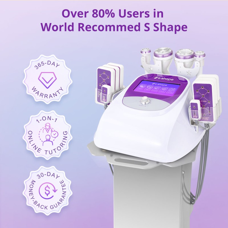 S Shape Cavitation 2.5 160MW Laser Lipo Body Shaping Device