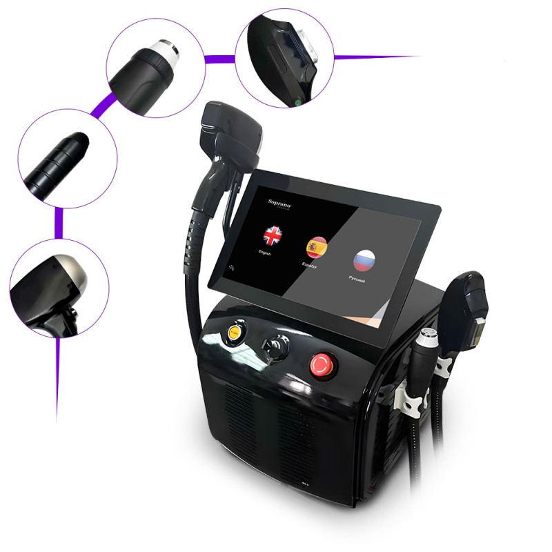 4 In 1 Picosecond 808 Diode IPL Laser RF Hair Removal Machine