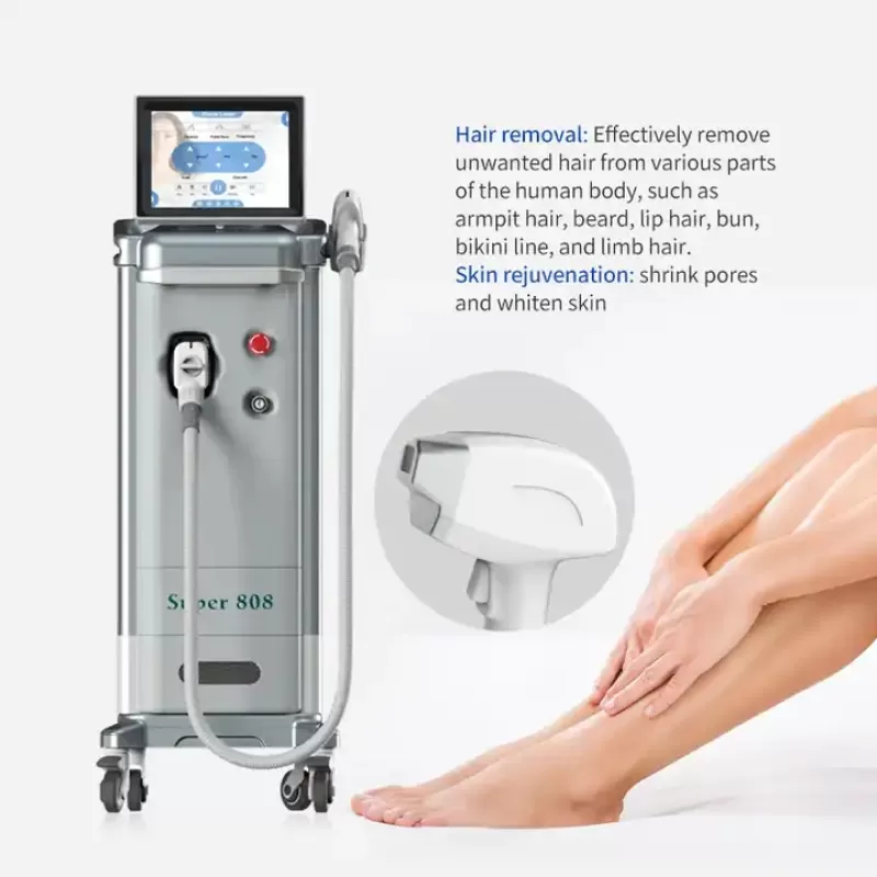 Professional 755 808 1064 Permanent Diode Laser Hair Removal Machine