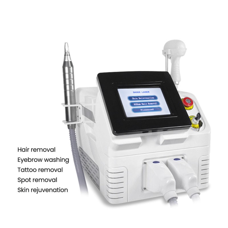 2IN1 755NM Picosend 808NM Diode Laser Tattoo Hair Removal Machine