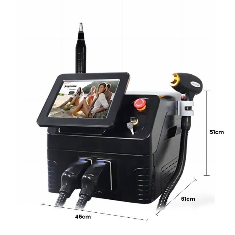 2-In-1 Picosecond 808 Diode Laser Hair Removal Machine