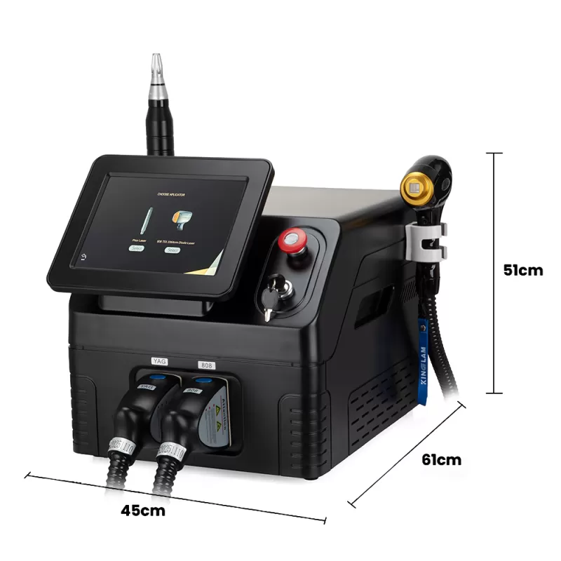 2-In-1 Picosecond 808 Diode Laser Hair Removal Machine