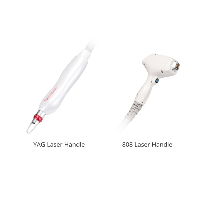 2 in 1 808nm Diode Yag Laser Hair Tattoo Removal Machine