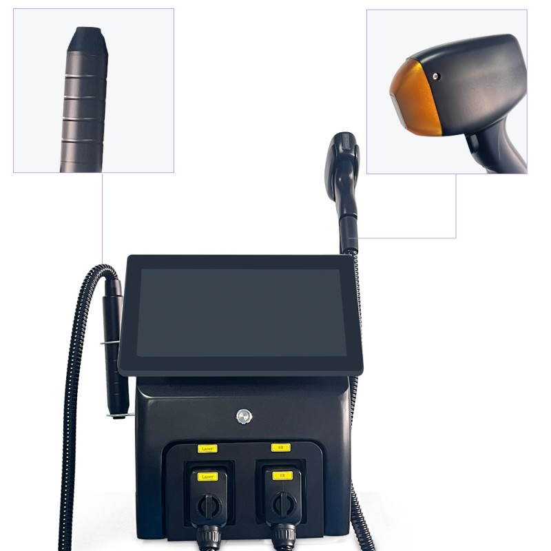2 In 1 Picosecond Yag 808nm Diode Laser Tattoo Hair Removal Machine