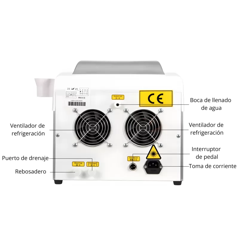 Máquina Láser Picosegundo Q-Switched para Eliminación de Tatuajes y Pigmentos – 532nm y 1064nm