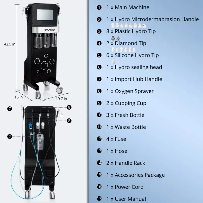 New 8In1 Hydro Dermabraion Machine For Professional Skin Rejuvenation