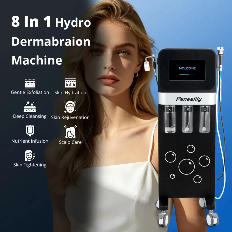 New 8In1 Hydro Dermabraion Machine For Professional Skin Rejuvenation