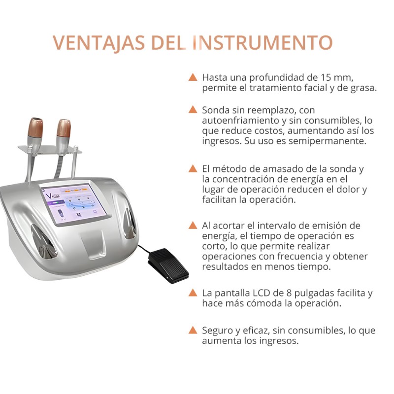 Máquina de eliminación de arrugas y reafirmación de la piel Radar Line Hifu