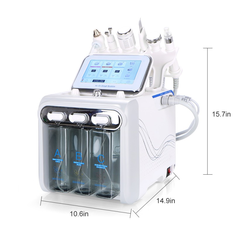 Máquina Facial 6 en 1 de Hidro Dermabrasión para Uso en Salón