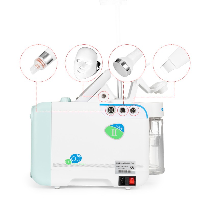 7-in-1 Hydra Dermabrasion H2O2 Aqua Peeling Beauty Machine