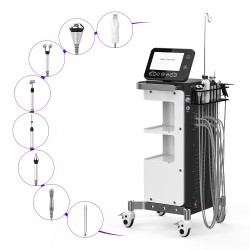 8 In 1 Ultrasound Jet Peel Microcurrent Facial Deep Cleansing Machine