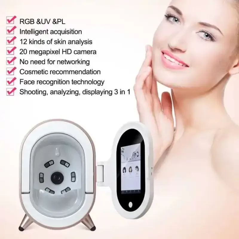 Professional 3D Skin Analysis Scanner UV Smart Mirror Machine