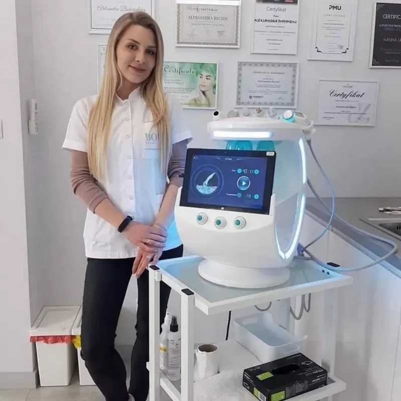 7 In 1 Multifinctional Hydra Facial Skin Testing Machine
