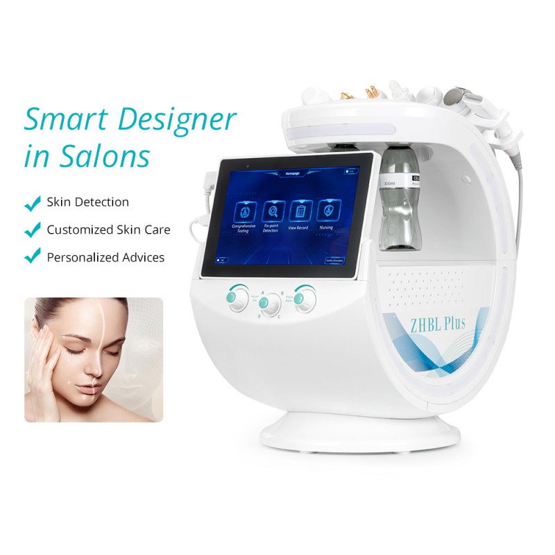 7 In 1 Multifinctional Hydra Facial Skin Testing Machine