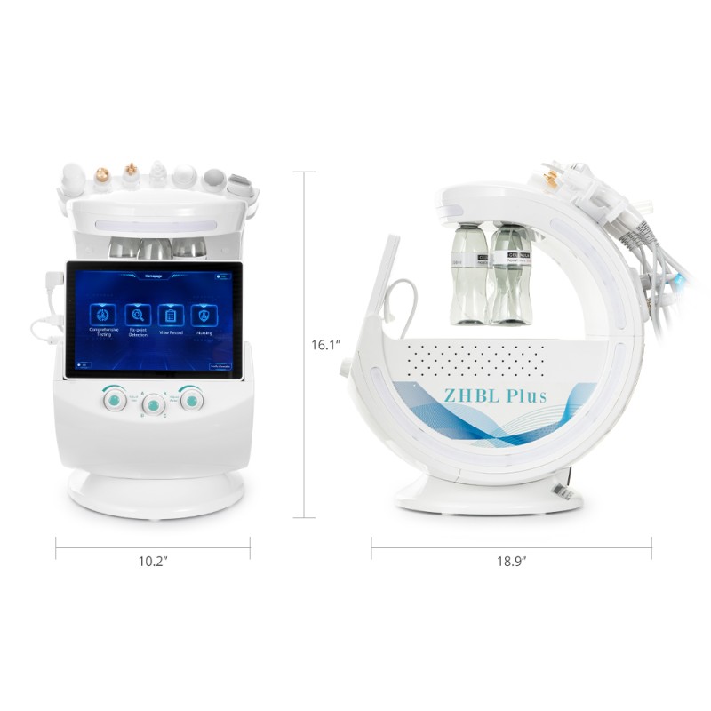 7 In 1 Multifinctional Hydra Facial Skin Testing Machine