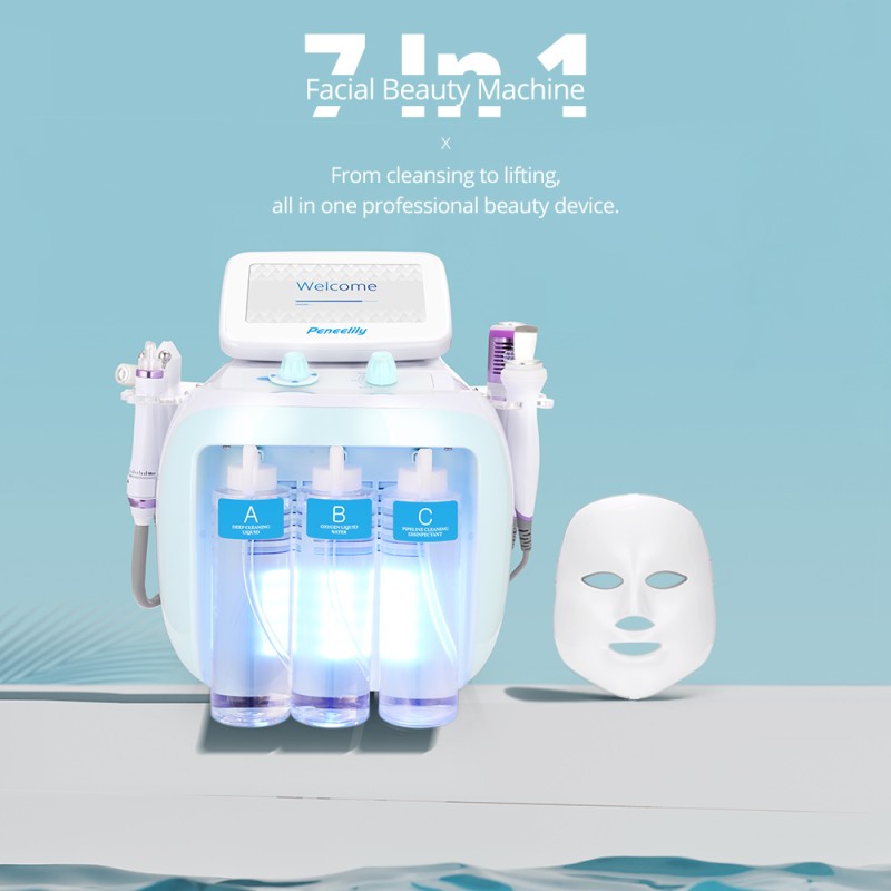 7-in-1 Hydro Dermabrasion & Skin Rejuvenation Facial Machine