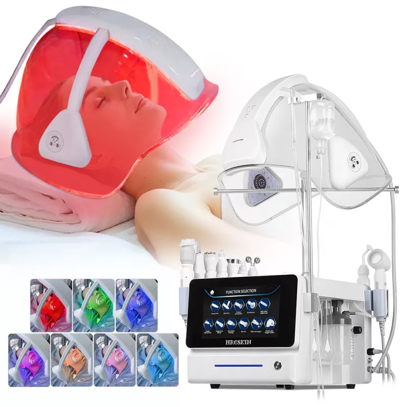 Pro 11-in-1 Oxygen Facial Mask Machine with Hydradermabrasion – Professional Skin Rejuvenation System