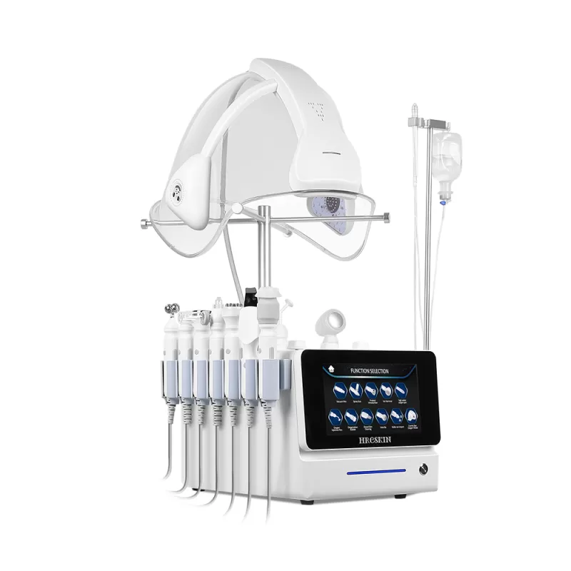 Pro 11-in-1 Oxygen Facial Mask Machine with Hydradermabrasion – Professional Skin Rejuvenation System