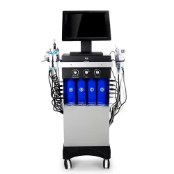 Professional 13 in 1 Hydrafacial Dermabrasion BIO EMS Face Care Machine