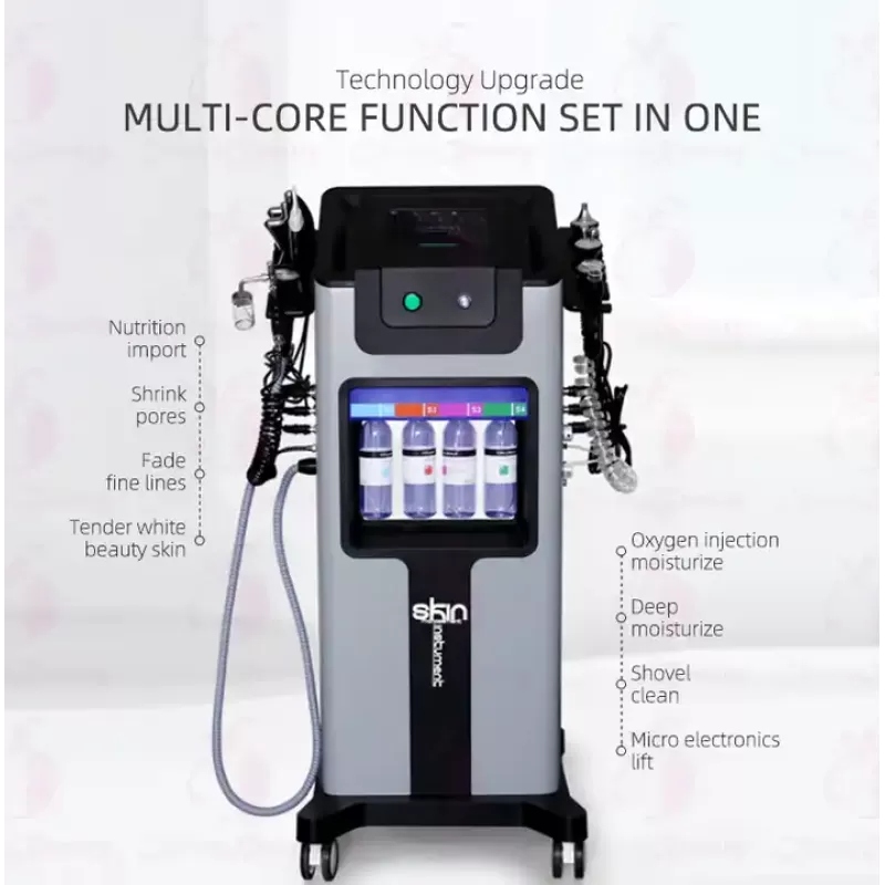 Professional 6 In 1 Hydrafacial Deep Cleaning Moisturizing Machine