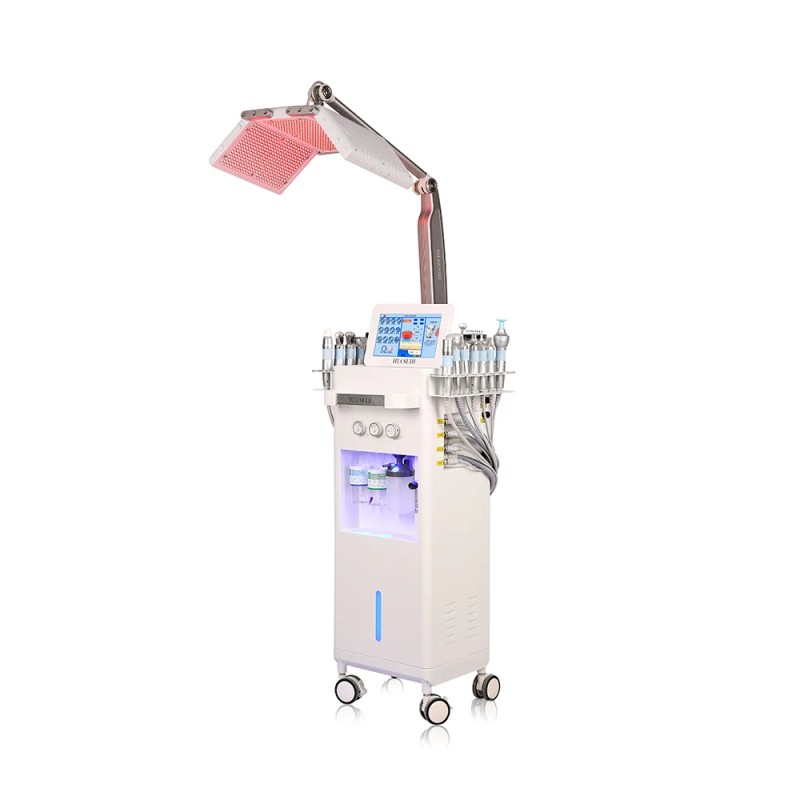 Máquina multifuncional para el cuidado de la piel Hydra Facial 14 en 1 con calidad de salón de belleza.