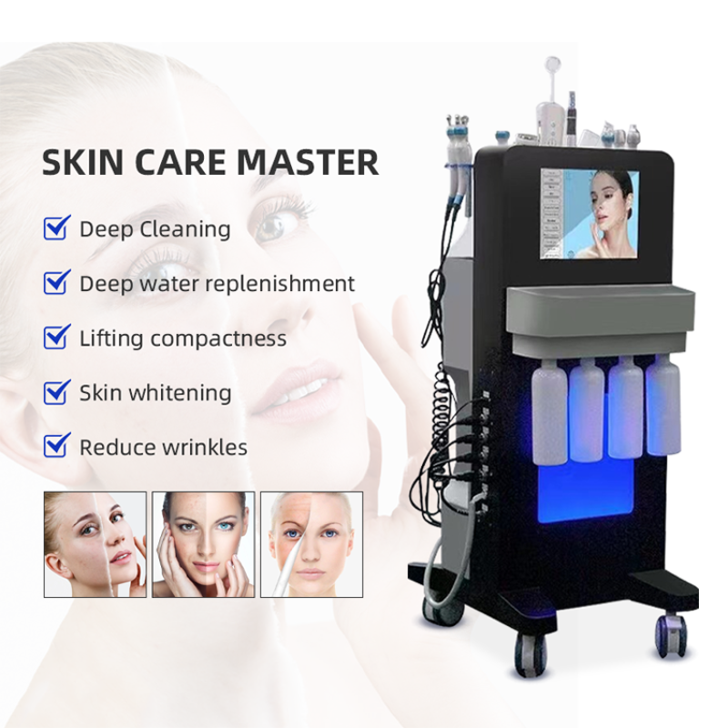 Professional Hydra Dermabrasion Facial 14 In 1 Peeling Skin Care Machine