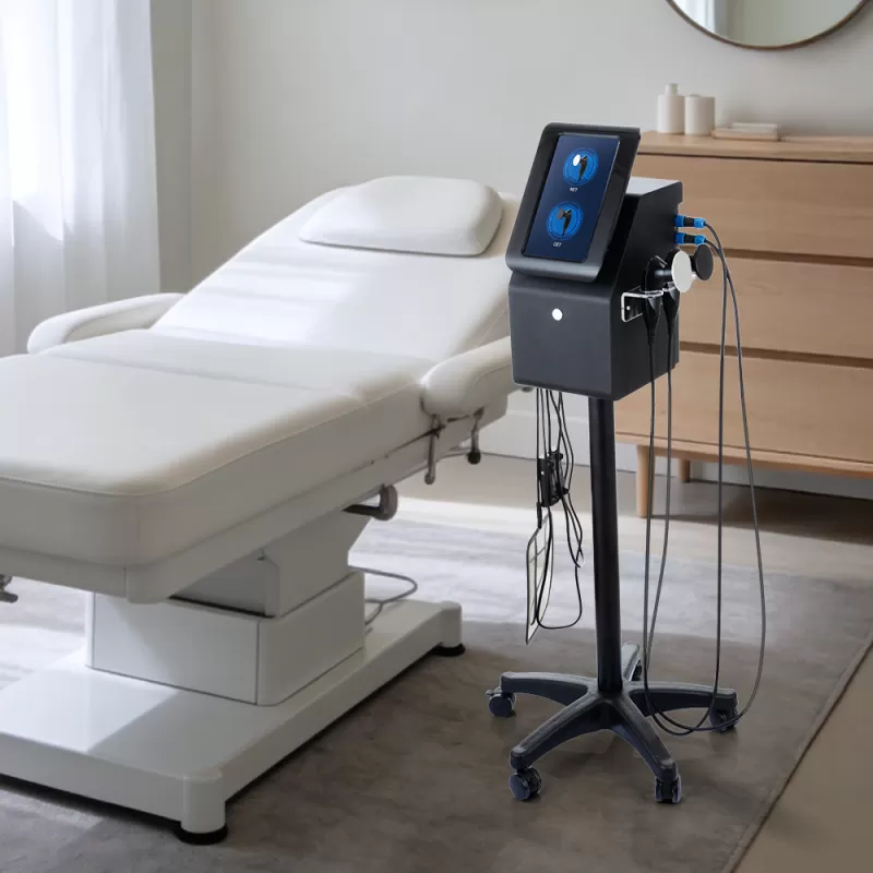 Pro Standing 448K CET RET Monopolar RF Beauty Machine For Body Sculpting & Face Care