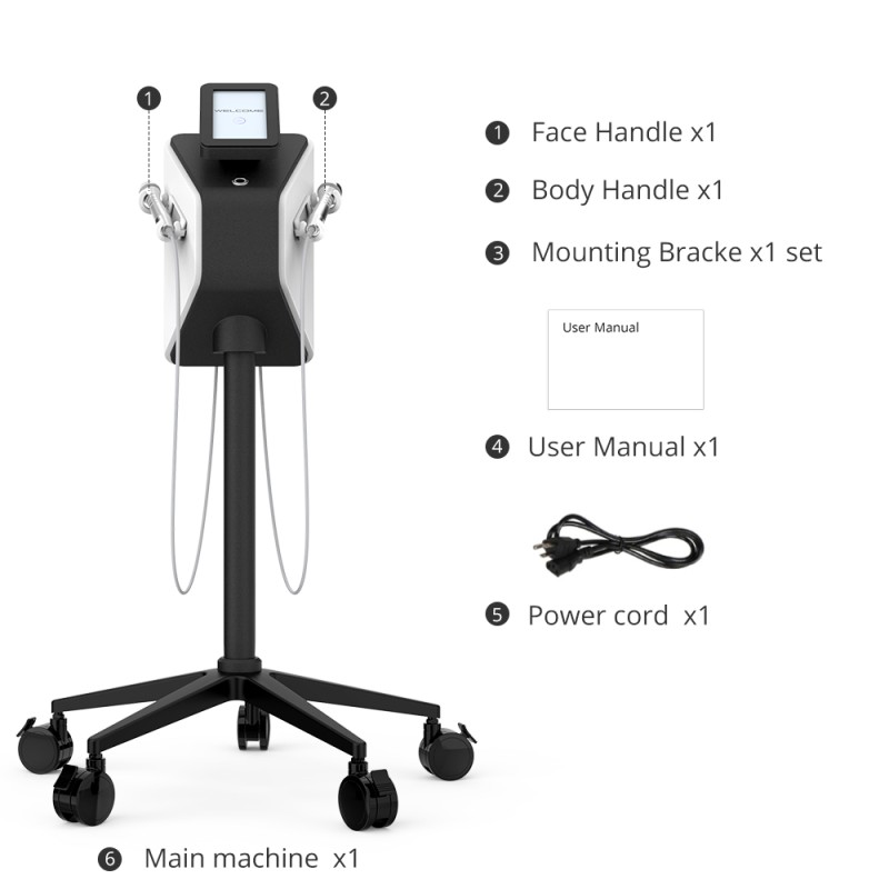 Standing 3 in 1 Ultrasound Frequency Skin Tightening Anti-Aging Machine
