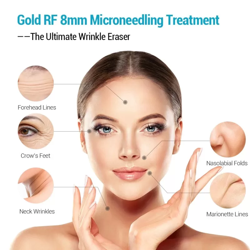 Gold Fractional RF Microcrystalline Microneedle Machine