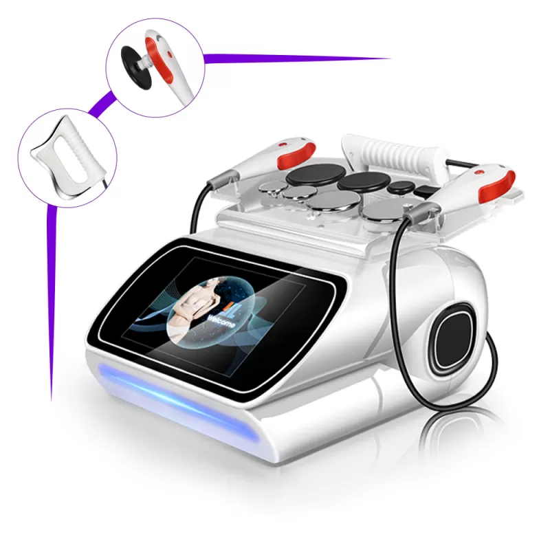 3 in 1 Tecar Therapy Machine with CET & RET Probes and Massage Gun