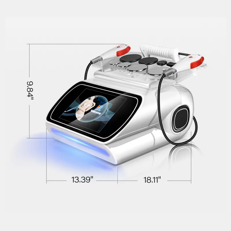 3 in 1 Tecar Therapy Machine with CET & RET Probes and Massage Gun