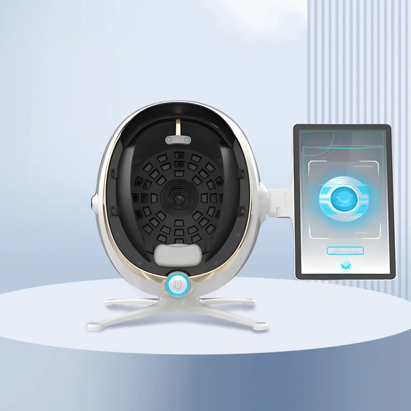 Smart Skin Analyzer with 3D Simulation & AI Face Recognition for Precise Skin Analysis