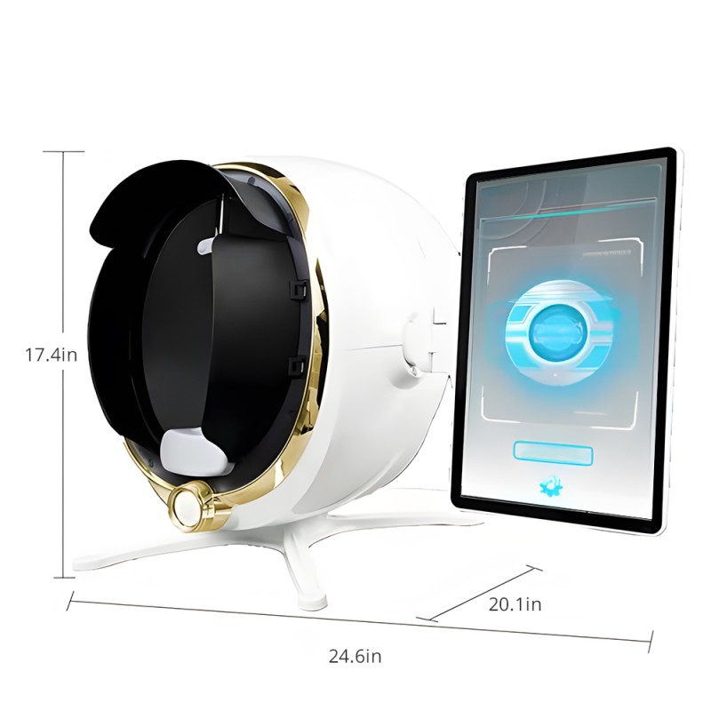 Smart Skin Analyzer with 3D Simulation & AI Face Recognition for Precise Skin Analysis