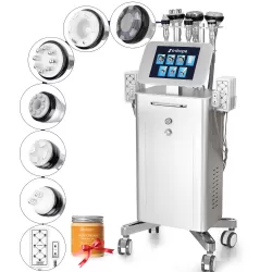 Standing Metal 7 in 1 S Shape 30K Cavitation Body Contouring Machine