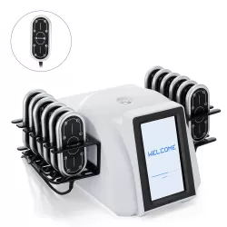 Pro Black 160mW 12-Pad Laser Lipo Body Contouring Machine