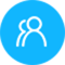One on One Sales Support Icon